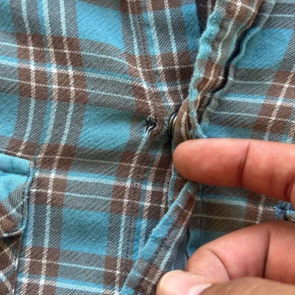 RRL Ralph Lauren Double RL Plaid Flannel Button Shirt Size Small - Picture 4 of 10